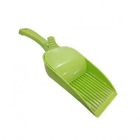 Strong Hazneli Kedi Kumu Toplama Küreği Yeşil 35 cm