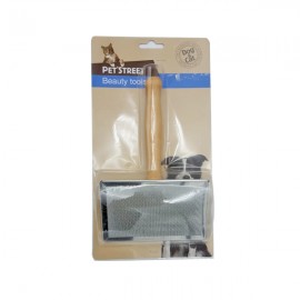 EuroGold Kedi / Köpek Tahta Saplı Fırça XL