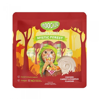 Moochie Sıvı Kedi Ödülü Tavuk-Havuç-Balkabağı 25x15Gr