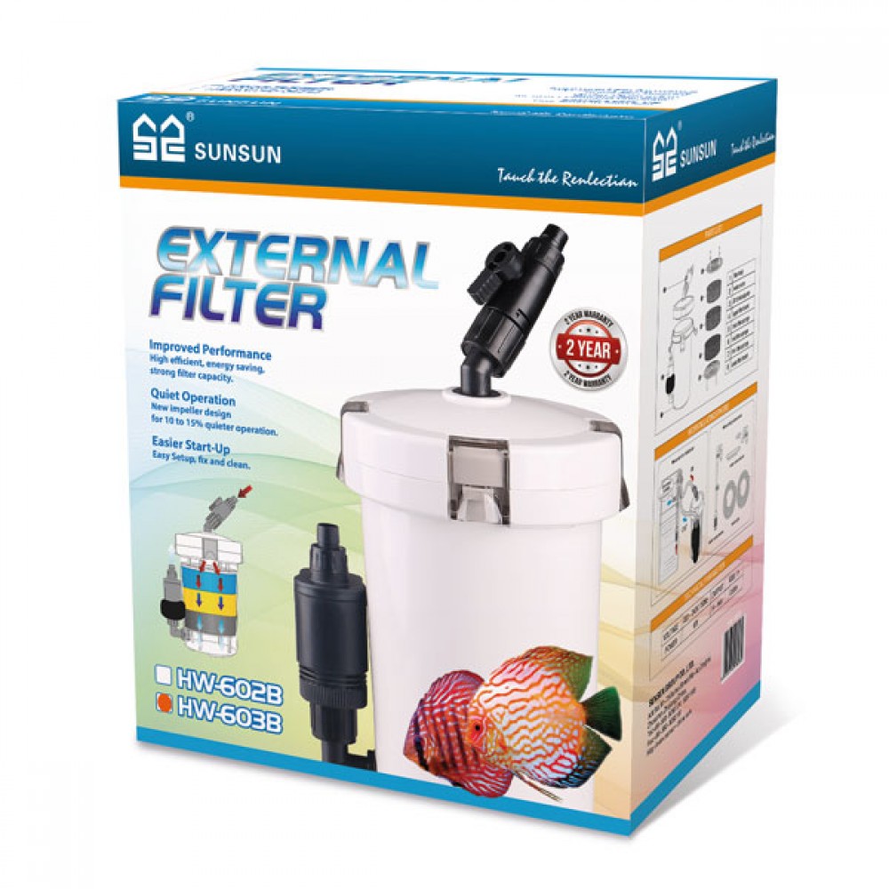 Sunsun Dış Filtre 400 L/h 6w