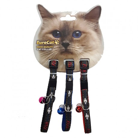 EuroCat Kedi Boy. Tas. Balık Des.10mm/28cm (3 Lü)