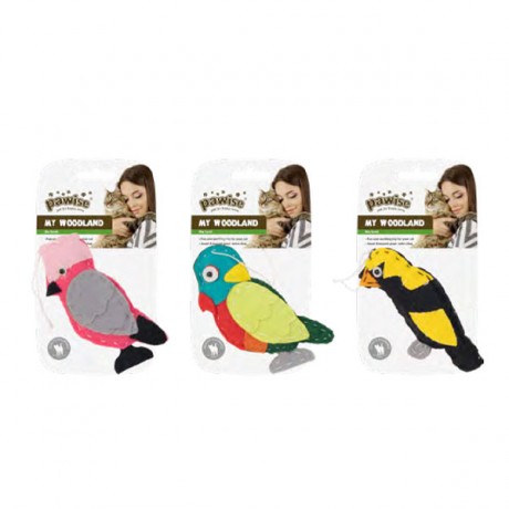 Pawise My Woodland Karışık Kedi Oyuncağı Kuşlar