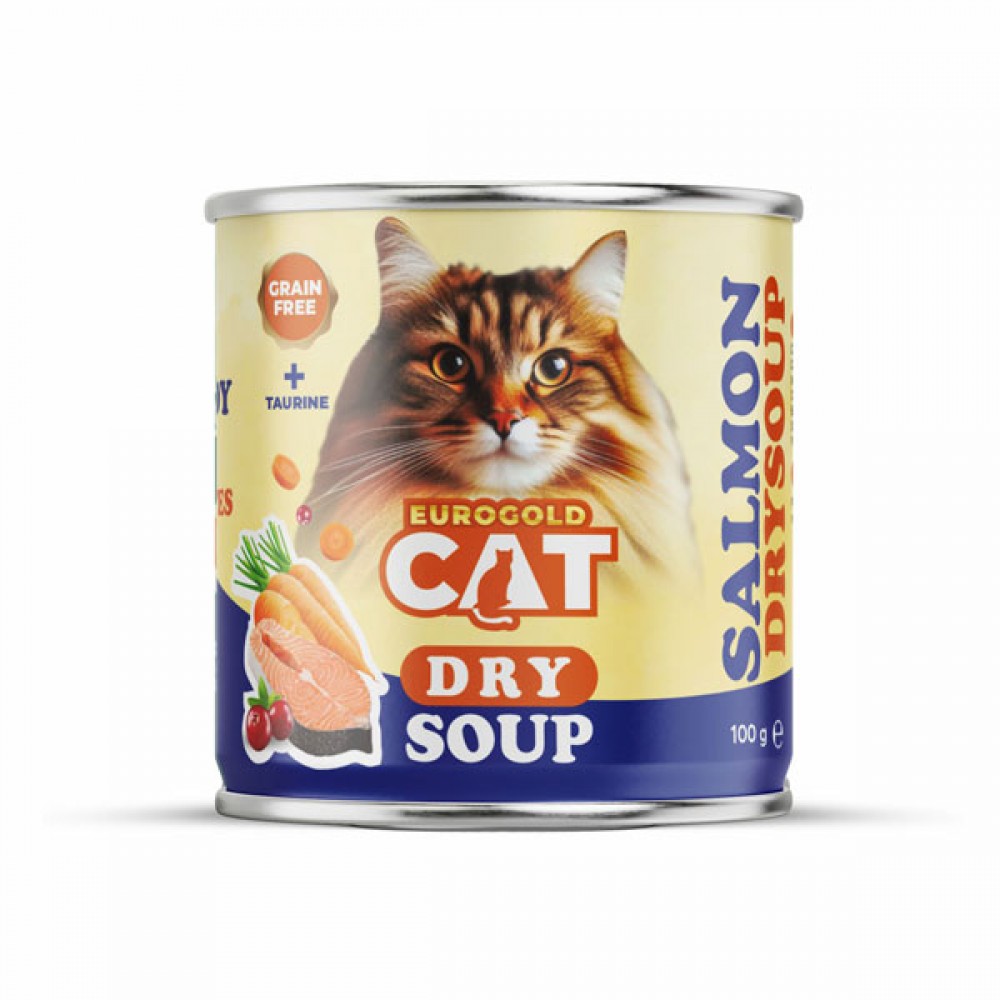 EuroGold Cat Kuru Çorba Somonlu 40 Gr