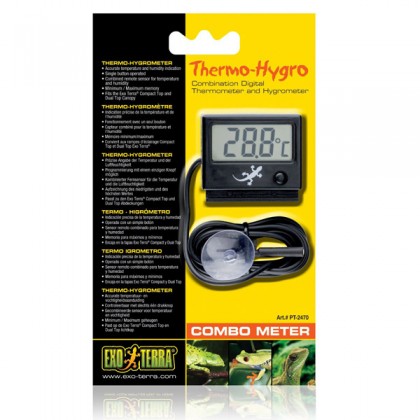 Exo Terra Led Hygro/thermo Meter Comb -v