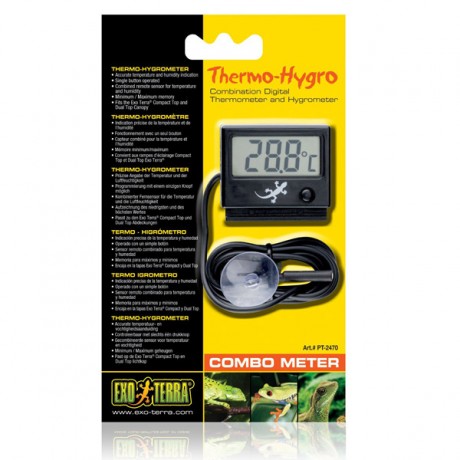 Exo Terra Led Hygro/thermo Meter Comb -v