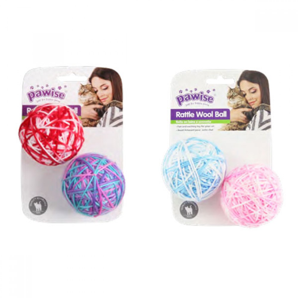 Pawise Örgülü Top Kuyruklu Zilli Kedi Oyuncağı