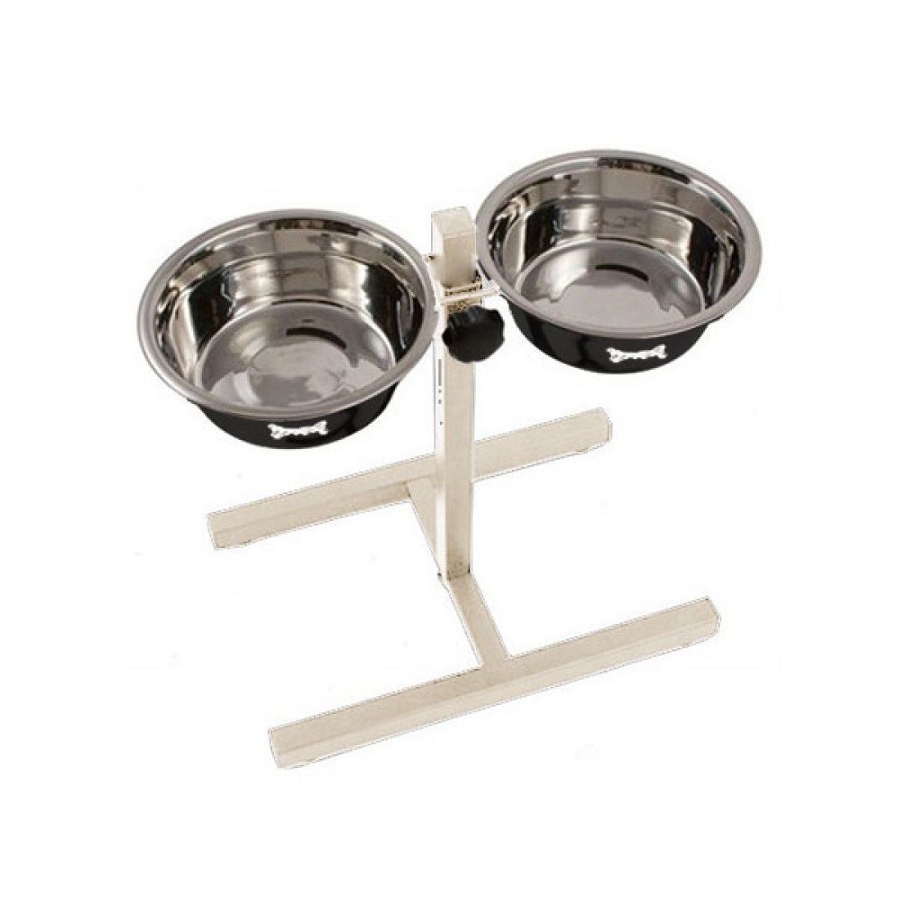 ADDT2B(BN) 3 Qt Ayaklı Mama Su Kabı Seti