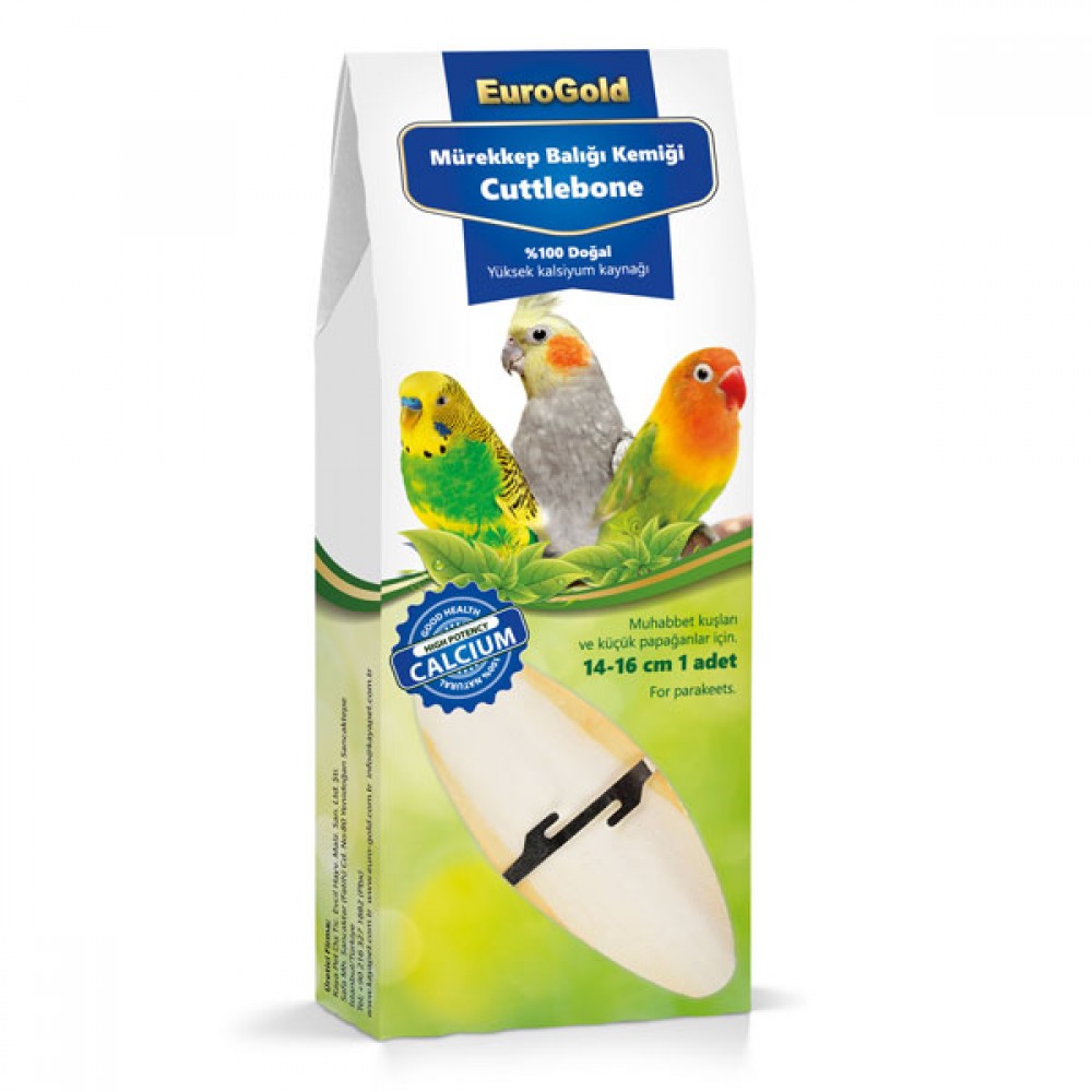 EuroGold Mürekkep Balığı Kemiği Tekli 14-16 cm