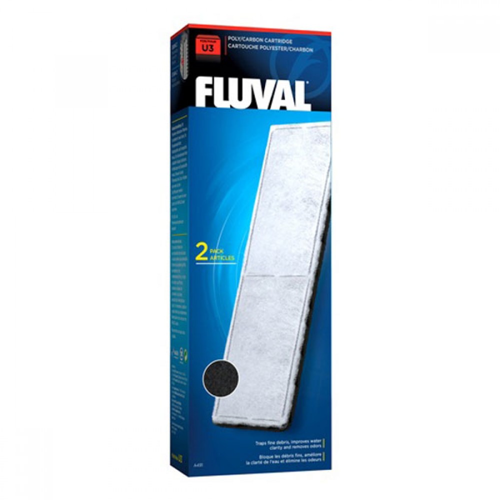 Fluval Poly/carbon Kartuş #u3 Filtre (2 Li)