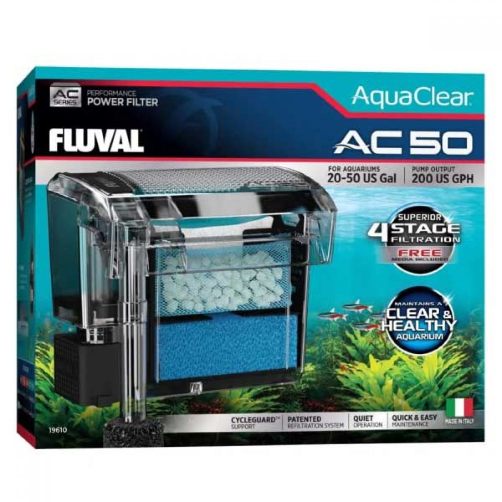 Fluval AC50 Askı Filtre 76-190 L/h (Yeni Model)