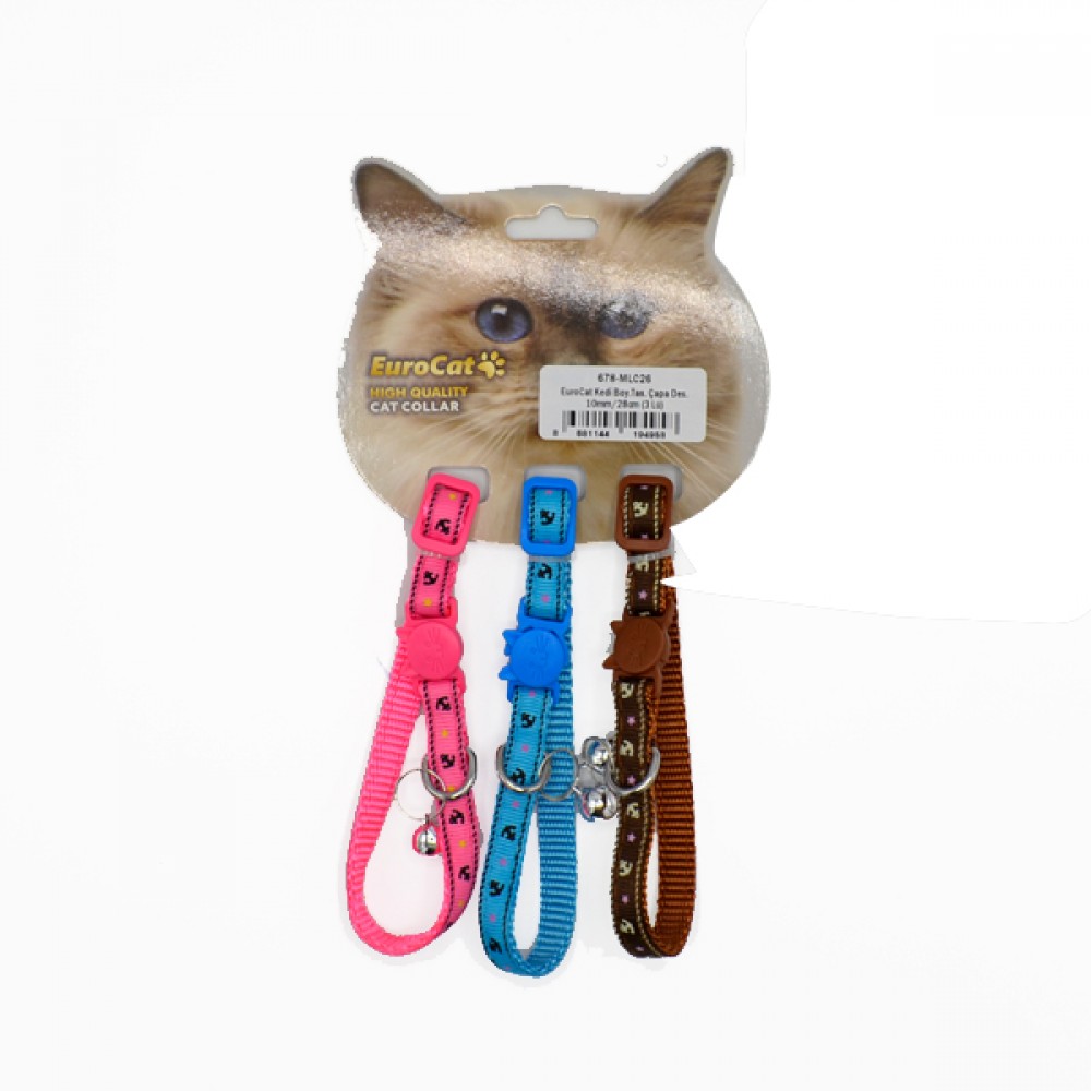 EuroCat Kedi Boy.Tas. Çapa Des. 10mm/28cm (3 Lü)