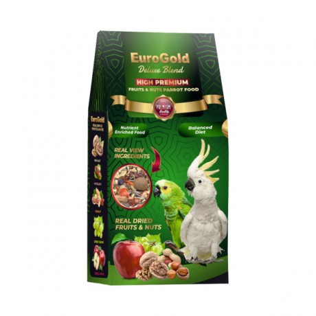 EuroGold Deluxe Papağan Fruits&Nuts 650 Gr
