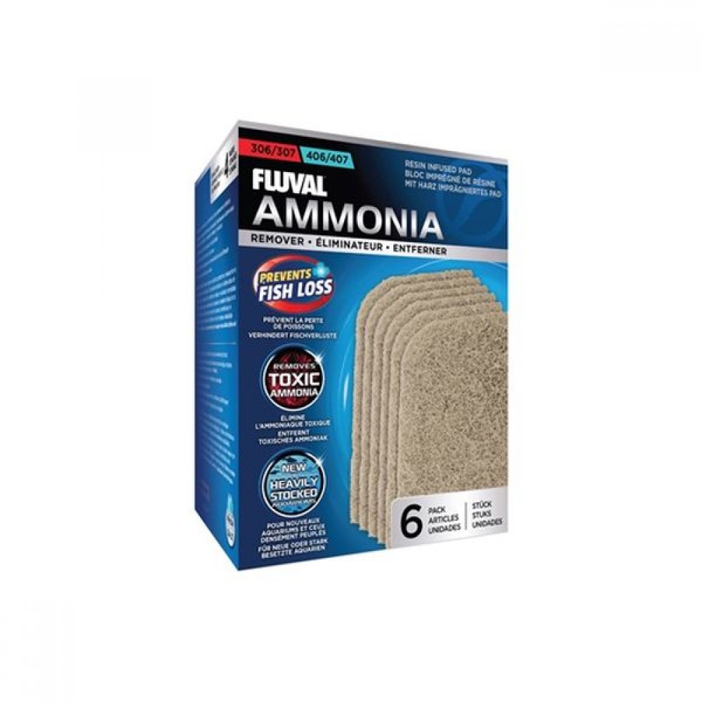 Fluval 307/407 İçin Ammonia Remover 6 Lı Paket