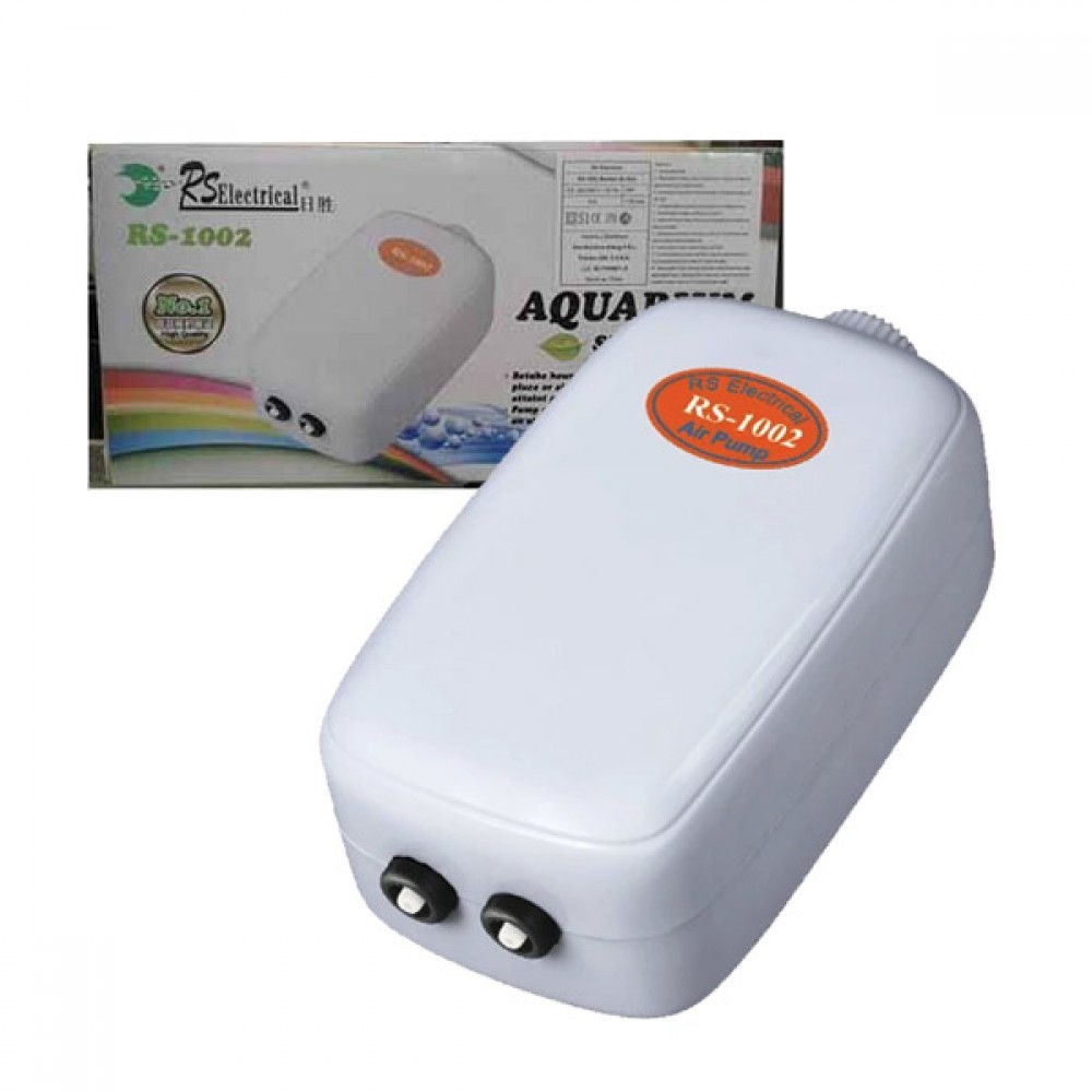 Risheng Süper Hava Motoru Çift Çıkışlı 3,5 Lt/min 5w