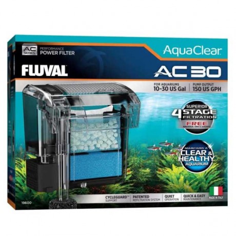 Fluval AC30 Askı Filtre 38-114 L/h (Yeni Model)
