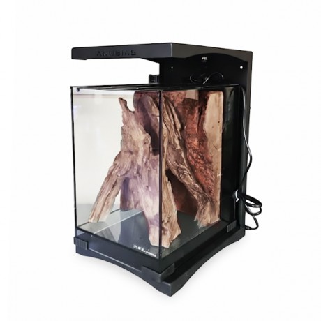 Anubias AX220 Nano Akvaryum Set Siyah 23,4x28,2x40,79cm Dekorlu