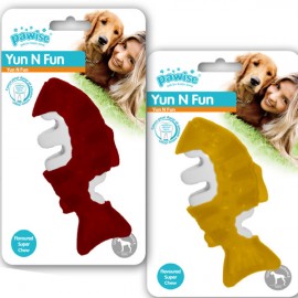 Pawise Yum N Fun Balık Aromalı Çiğneme Köpek Oyunc..