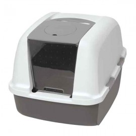 Catit Kapalı Kedi Tuvalet Kabini Koyu Gri