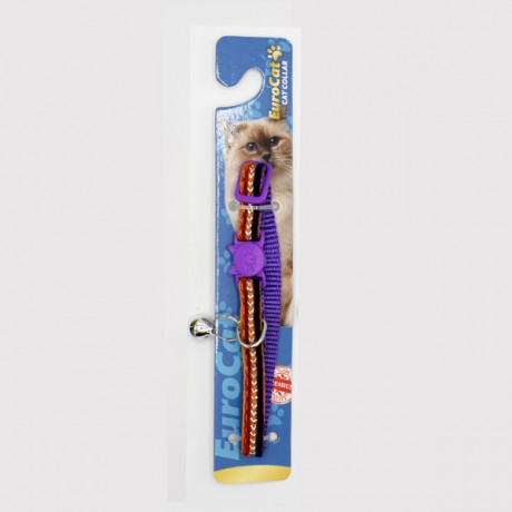 EuroCat Kedi Boy.Tas.Yaldız Turuncu 10mm/28cm Tek