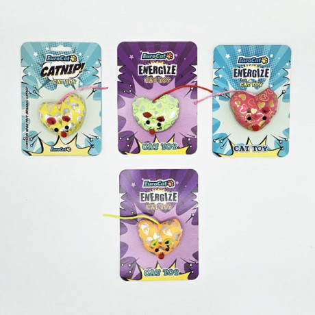 EuroCat Kedi Oyuncağı Yaldızlı Kalp