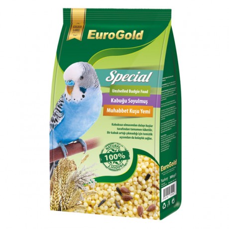 EuroGold Special Kabuksuz Muhabbet Kuşu Yemi 500gr