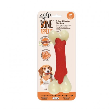 Afp Bone Appetit - Nylon&Rubber Kemik - Pastırma M
