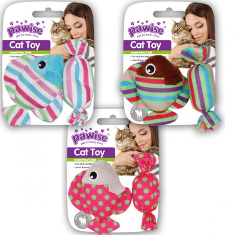 Pawise Şeker & Balık Kedi Oyuncağı
